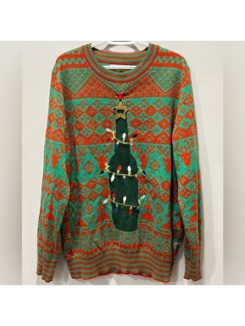 Tipsy Elves Men’s Ugly Christmas Knit Sweater Size 2XL